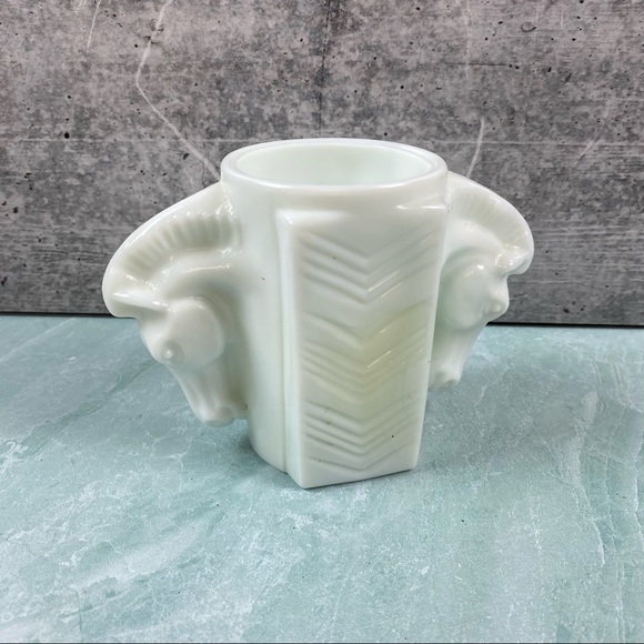 Macbeth Evans Glass Company Trojan Horse Cup - Picture 4 of 9